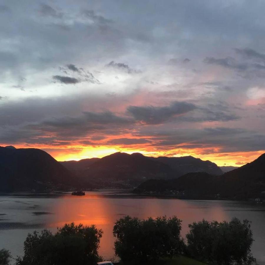 Appartamento Vista Lago D'Iseo Sulzano Zewnętrze zdjęcie