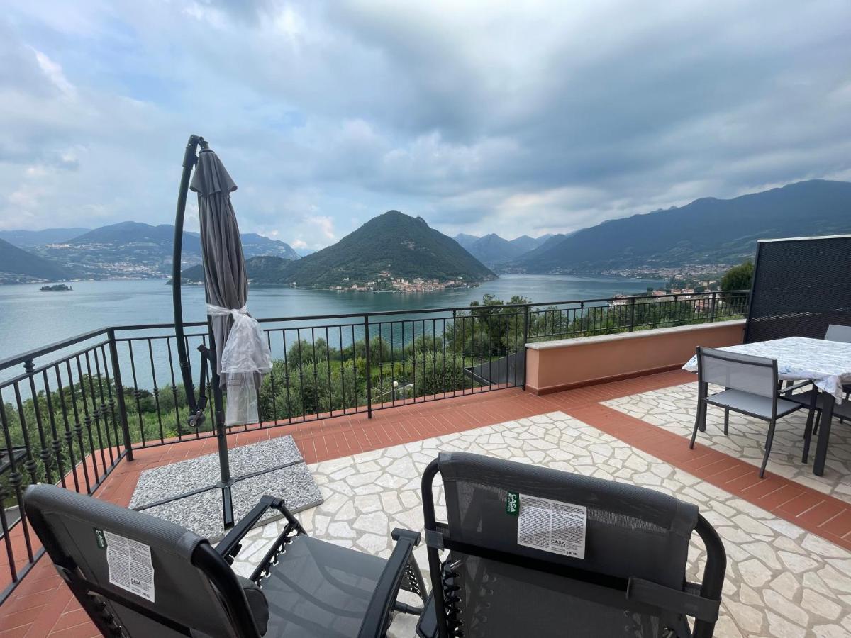 Appartamento Vista Lago D'Iseo Sulzano Zewnętrze zdjęcie